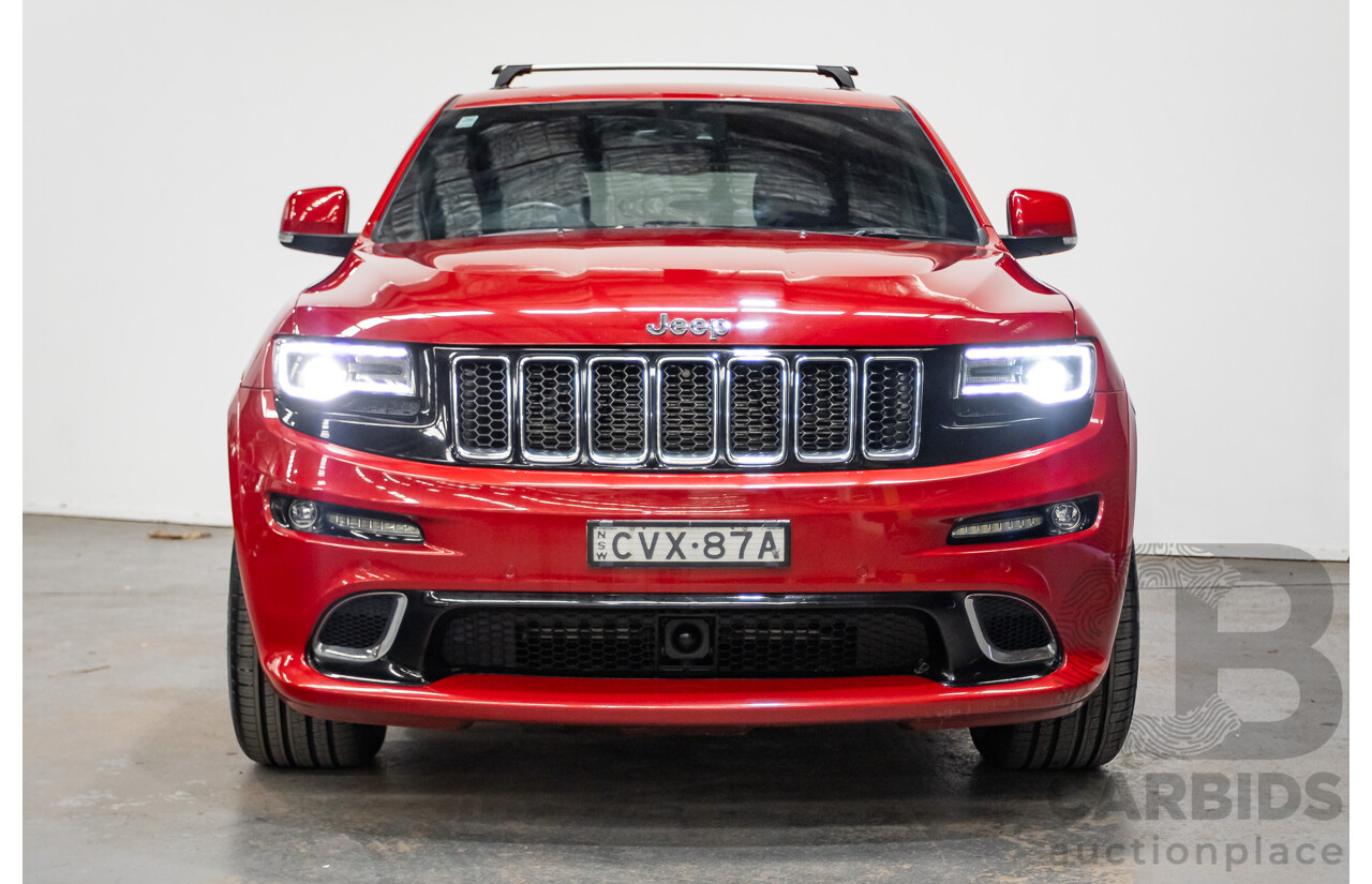 10/2014 Jeep Grand Cherokee SRT 8 (4x4) 4x4 WK MY15 4D Wagon Redline Pearl V8 6.4L