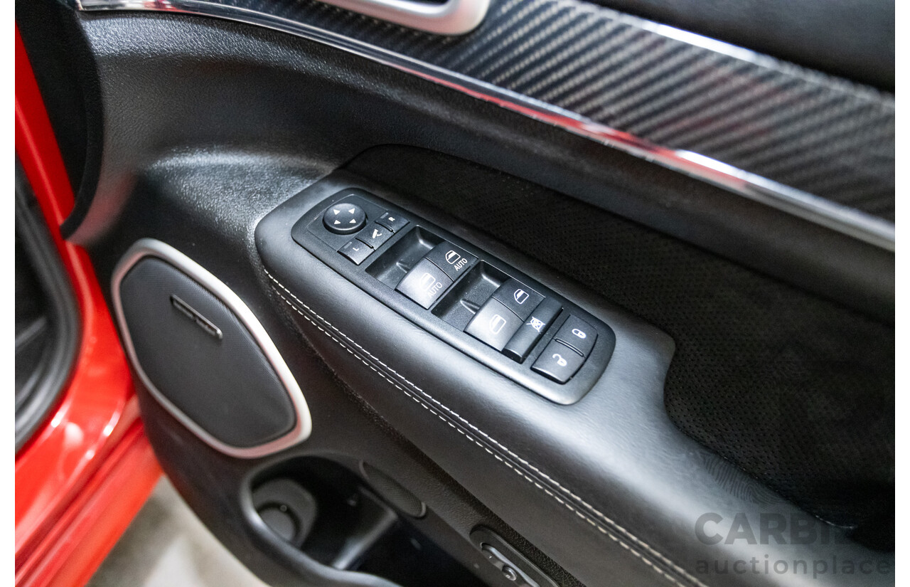 10/2014 Jeep Grand Cherokee SRT 8 (4x4) 4x4 WK MY15 4D Wagon Redline Pearl V8 6.4L