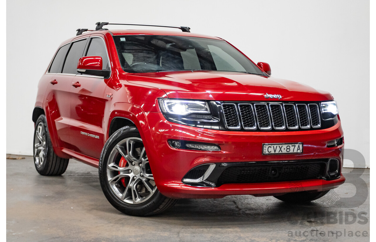 10/2014 Jeep Grand Cherokee SRT 8 (4x4) 4x4 WK MY15 4D Wagon Redline Pearl V8 6.4L