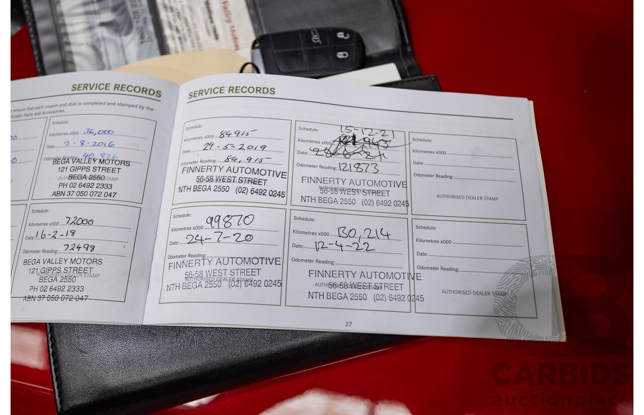 10/2014 Jeep Grand Cherokee SRT 8 (4x4) 4x4 WK MY15 4D Wagon Redline Pearl V8 6.4L