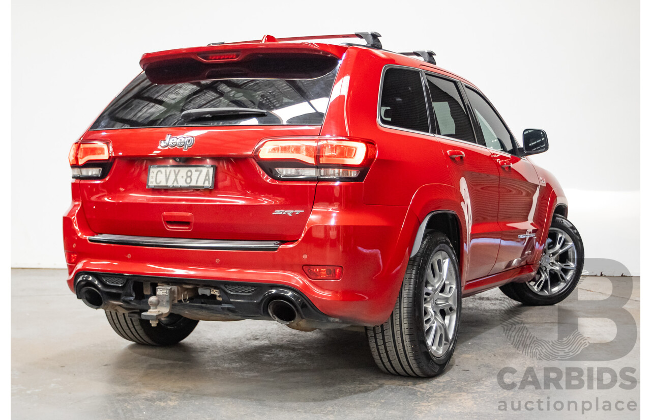10/2014 Jeep Grand Cherokee SRT 8 (4x4) 4x4 WK MY15 4D Wagon Redline Pearl V8 6.4L