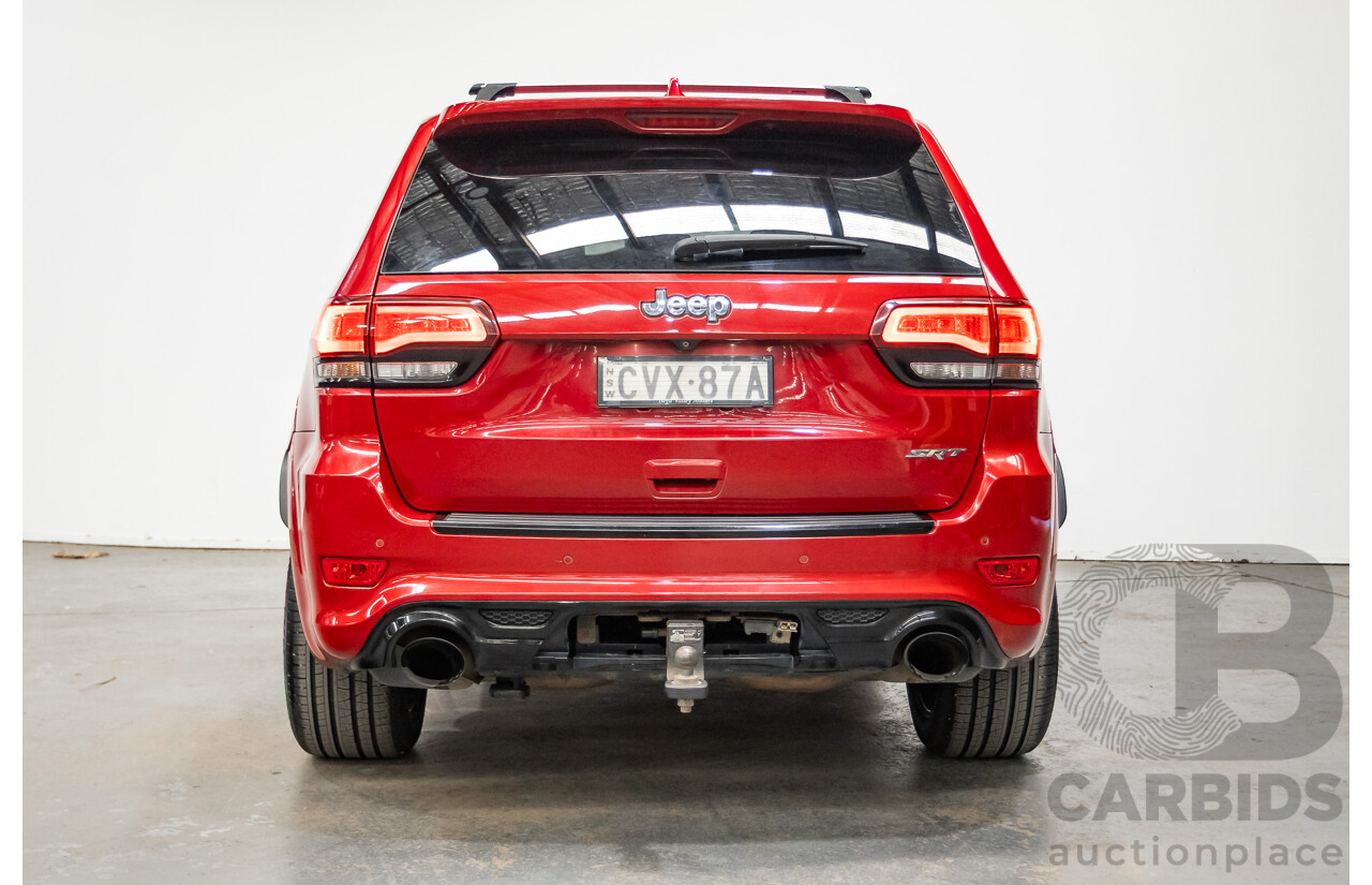 10/2014 Jeep Grand Cherokee SRT 8 (4x4) 4x4 WK MY15 4D Wagon Redline Pearl V8 6.4L
