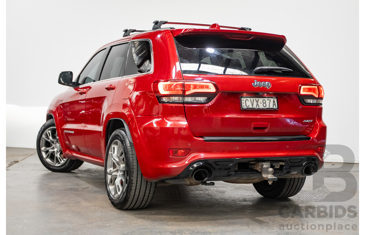 10/2014 Jeep Grand Cherokee SRT 8 (4x4) 4x4 WK MY15 4D Wagon Redline Pearl V8 6.4L