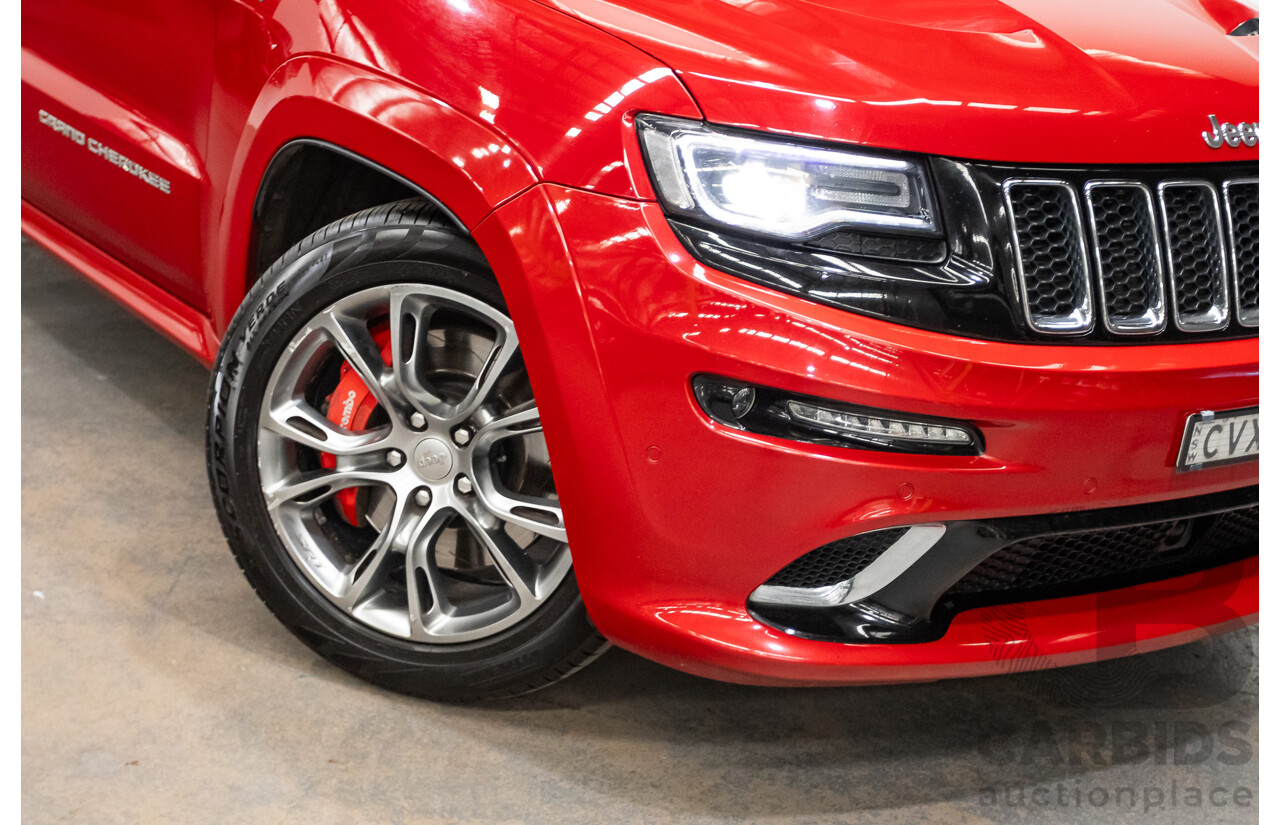 10/2014 Jeep Grand Cherokee SRT 8 (4x4) 4x4 WK MY15 4D Wagon Redline Pearl V8 6.4L