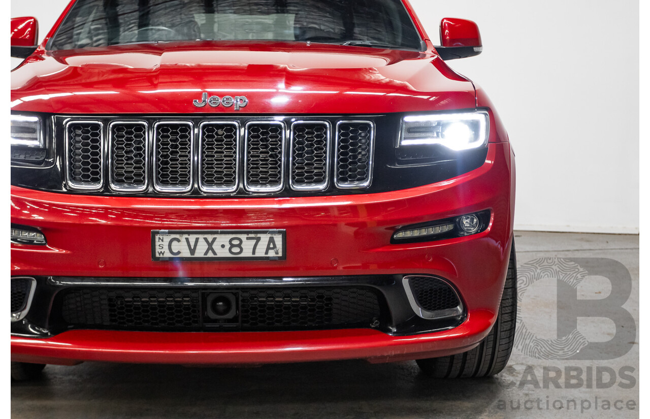 10/2014 Jeep Grand Cherokee SRT 8 (4x4) 4x4 WK MY15 4D Wagon Redline Pearl V8 6.4L