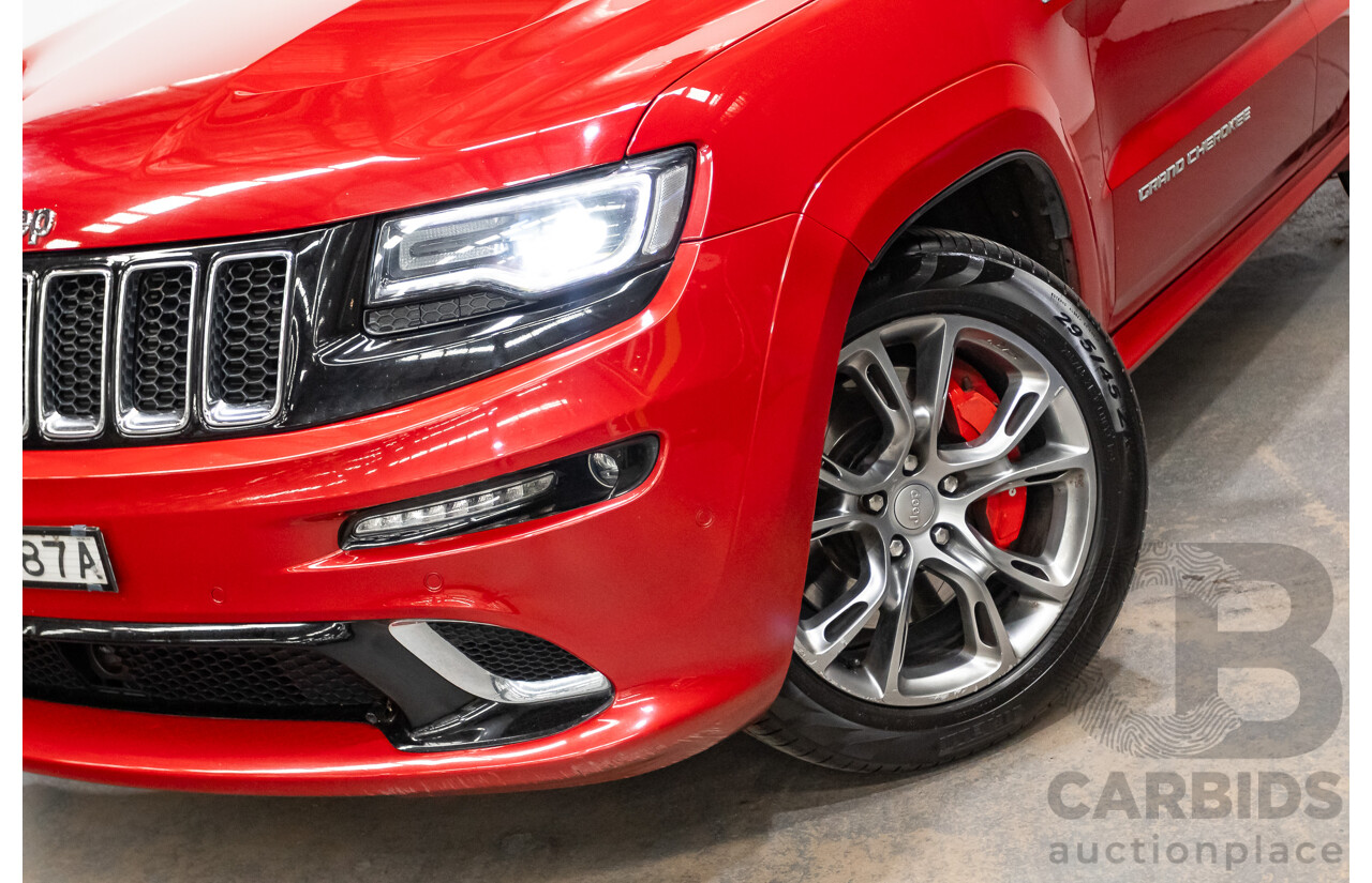 10/2014 Jeep Grand Cherokee SRT 8 (4x4) 4x4 WK MY15 4D Wagon Redline Pearl V8 6.4L