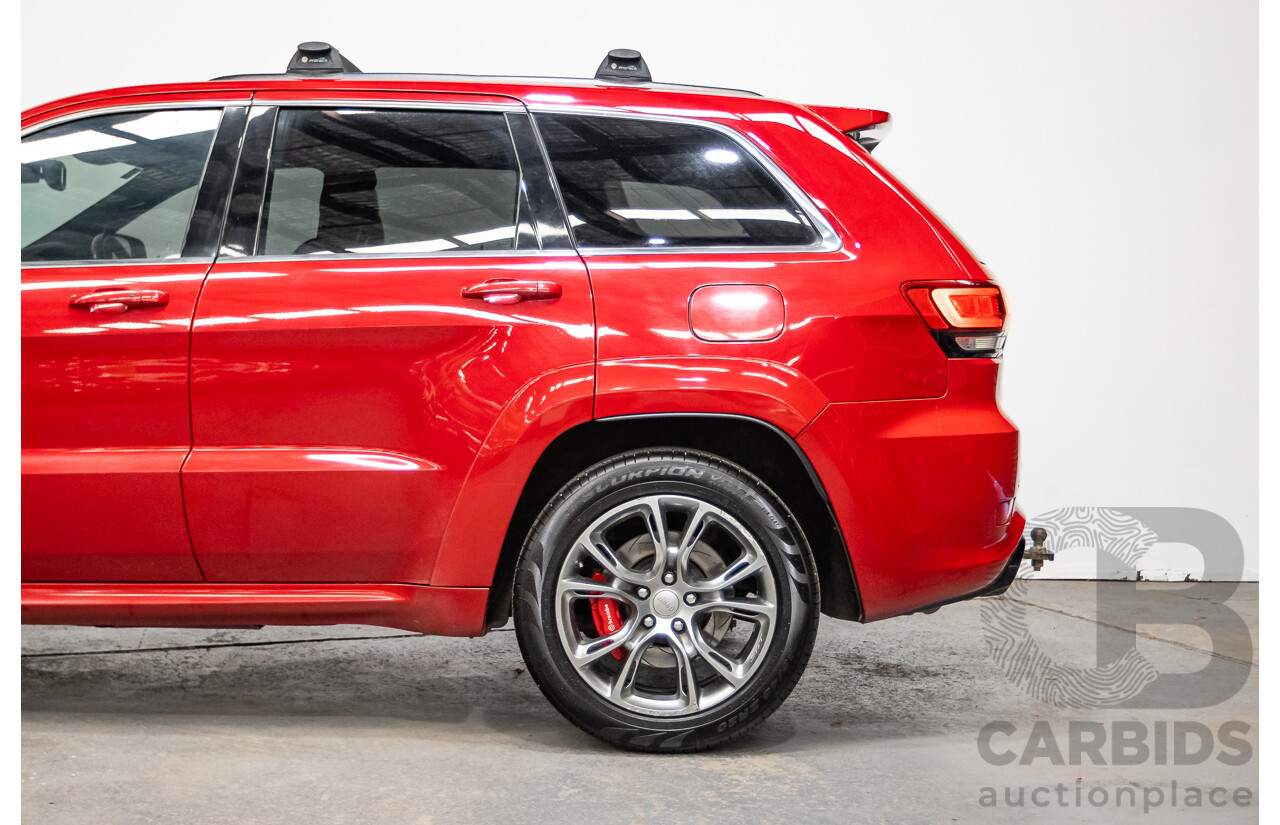 10/2014 Jeep Grand Cherokee SRT 8 (4x4) 4x4 WK MY15 4D Wagon Redline Pearl V8 6.4L