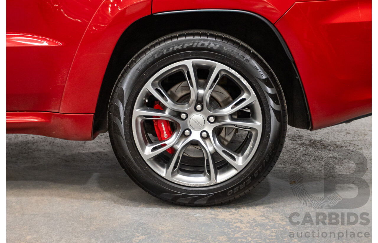 10/2014 Jeep Grand Cherokee SRT 8 (4x4) 4x4 WK MY15 4D Wagon Redline Pearl V8 6.4L
