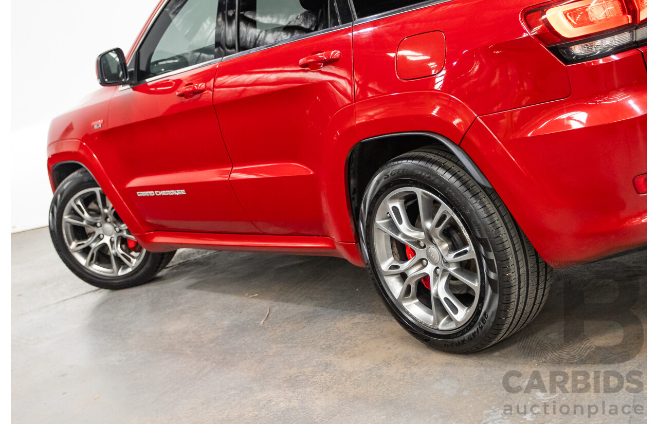 10/2014 Jeep Grand Cherokee SRT 8 (4x4) 4x4 WK MY15 4D Wagon Redline Pearl V8 6.4L