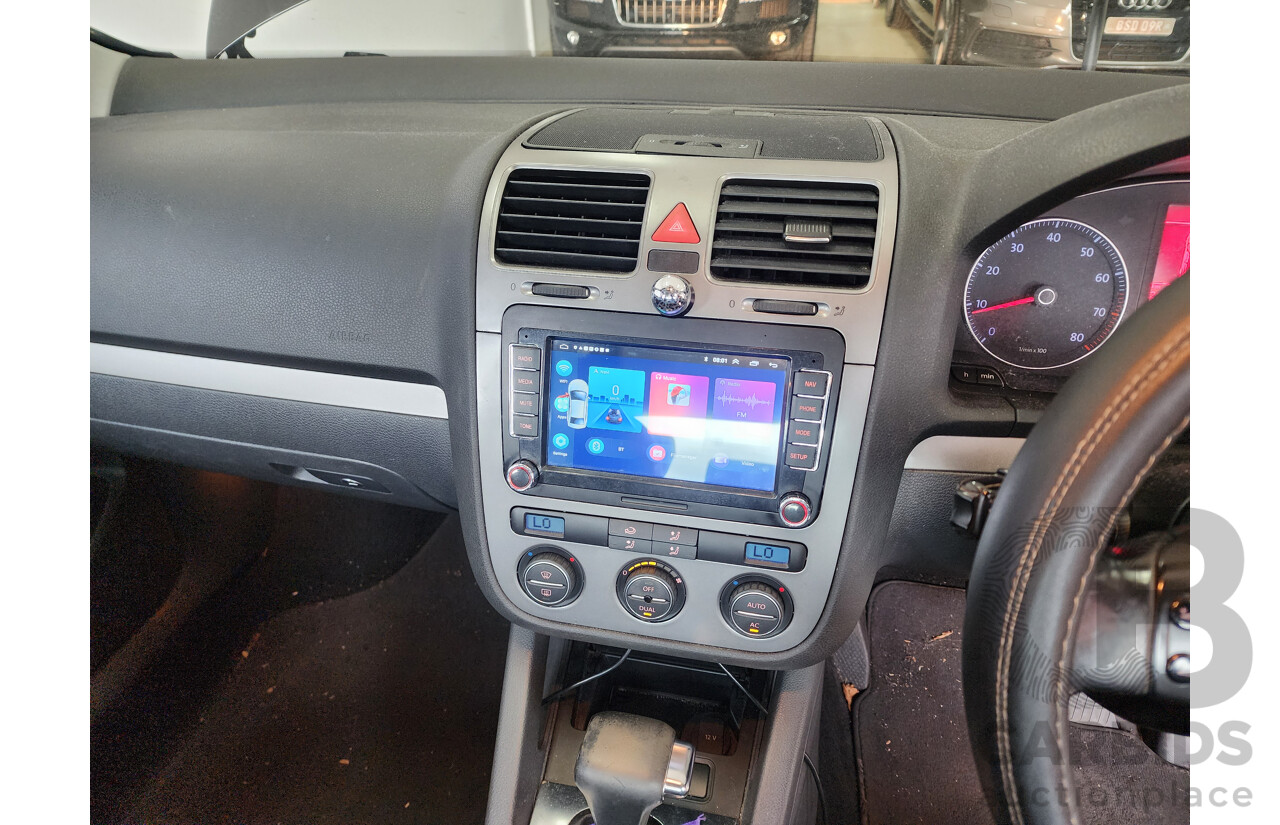 12/2008 Volkswagen Golf 2.0 FSI Pacific 1K MY08 UPGRADE 2 5d Hatchback Black 2.0L