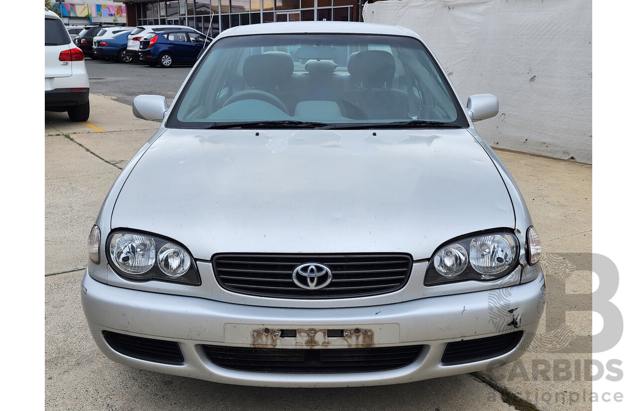8/2000 Toyota Corolla Ascent AE112R 4d Sedan Silver 1.8L
