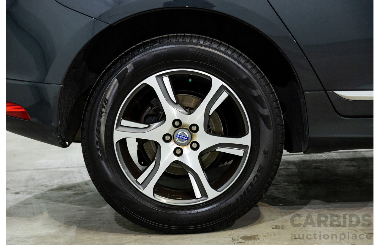 10/2014 Volvo XC60 T6 Luxury DZ MY14 4d Wagon Savile Grey Metallic Turbo 3.0L