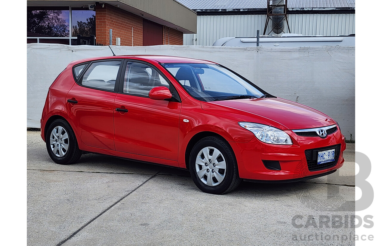 3/2010 Hyundai i30 SX FD MY10 5d Hatchback Red 2.0L
