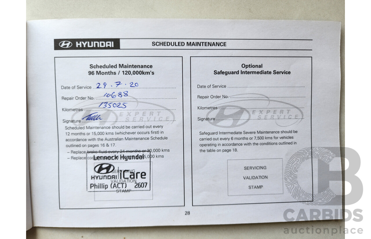 3/2010 Hyundai i30 SX FD MY10 5d Hatchback Red 2.0L