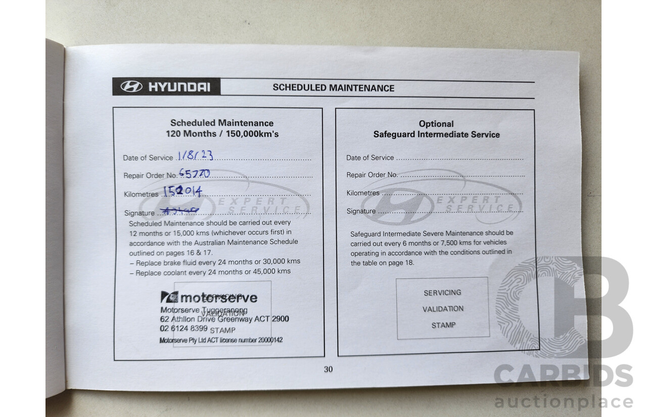 3/2010 Hyundai i30 SX FD MY10 5d Hatchback Red 2.0L