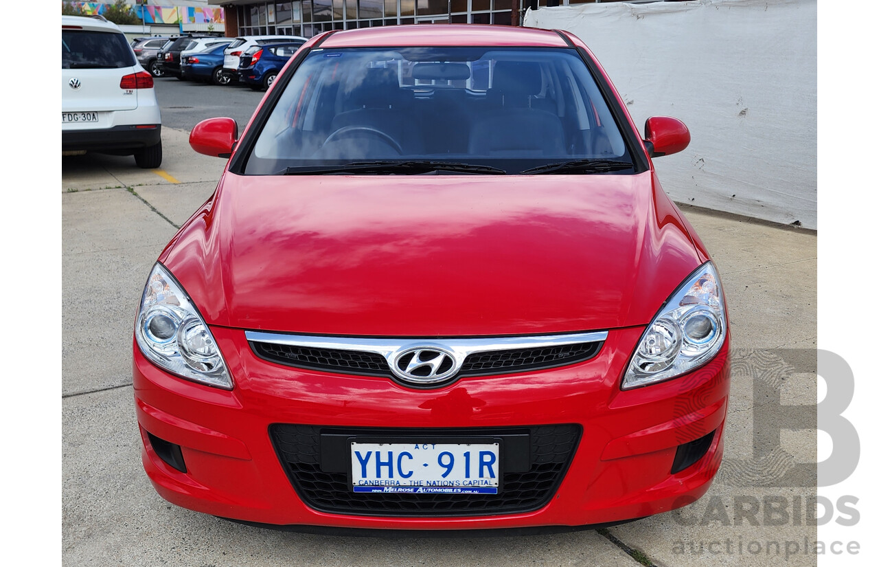 3/2010 Hyundai i30 SX FD MY10 5d Hatchback Red 2.0L