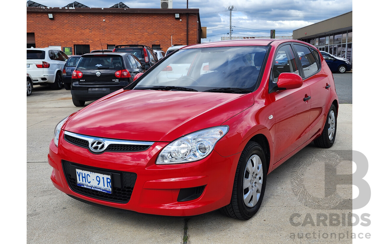 3/2010 Hyundai i30 SX FD MY10 5d Hatchback Red 2.0L