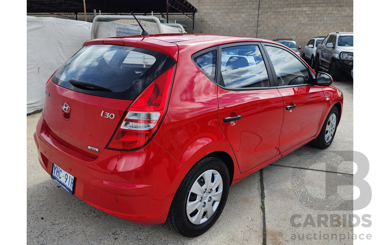 3/2010 Hyundai i30 SX FD MY10 5d Hatchback Red 2.0L