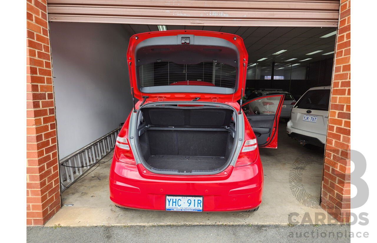 3/2010 Hyundai i30 SX FD MY10 5d Hatchback Red 2.0L