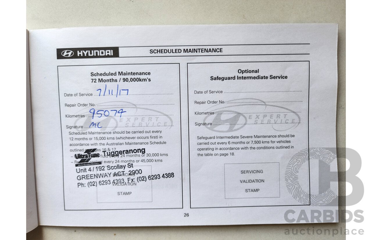 3/2010 Hyundai i30 SX FD MY10 5d Hatchback Red 2.0L