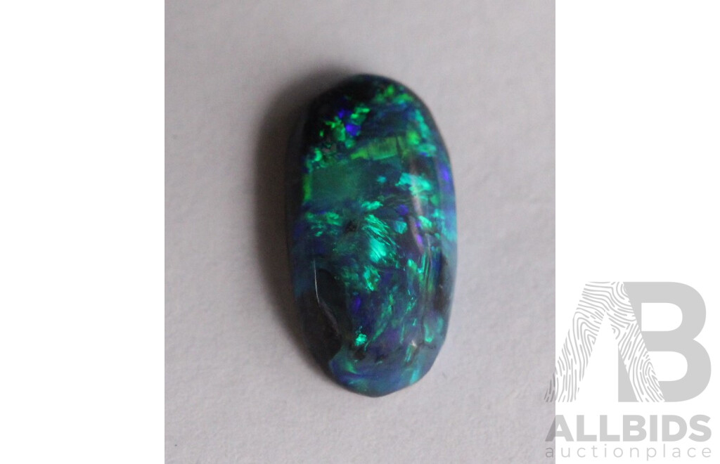 Lightning Ridge Black OPAL, 1.7ct