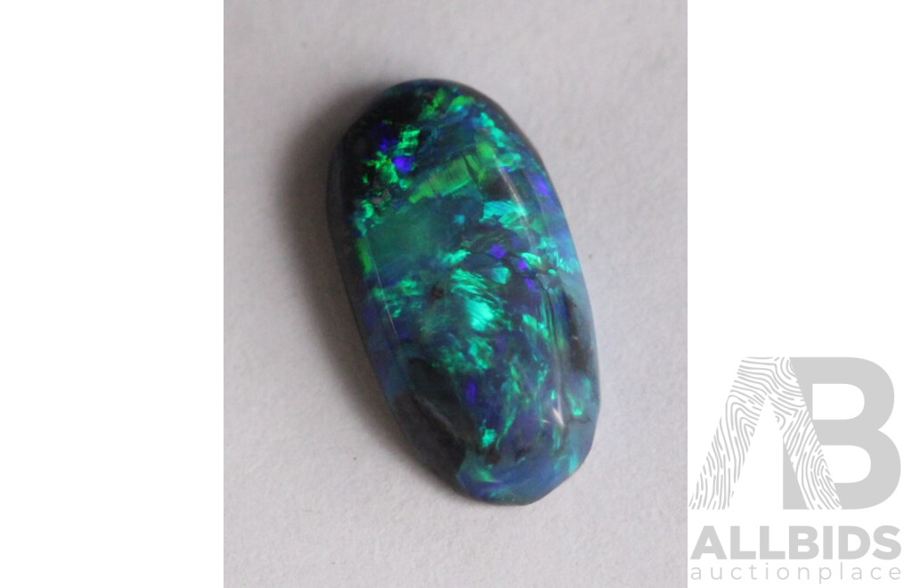 Lightning Ridge Black OPAL, 1.7ct