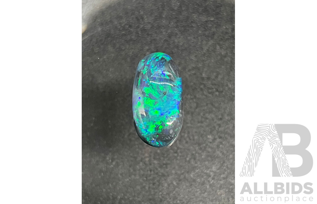 Lightning Ridge Black OPAL, 1.7ct