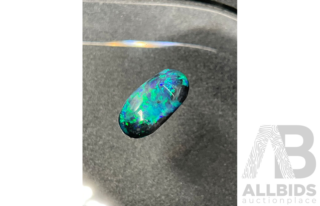 Lightning Ridge Black OPAL, 1.7ct
