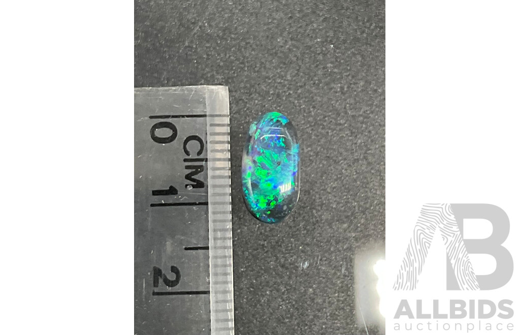 Lightning Ridge Black OPAL, 1.7ct
