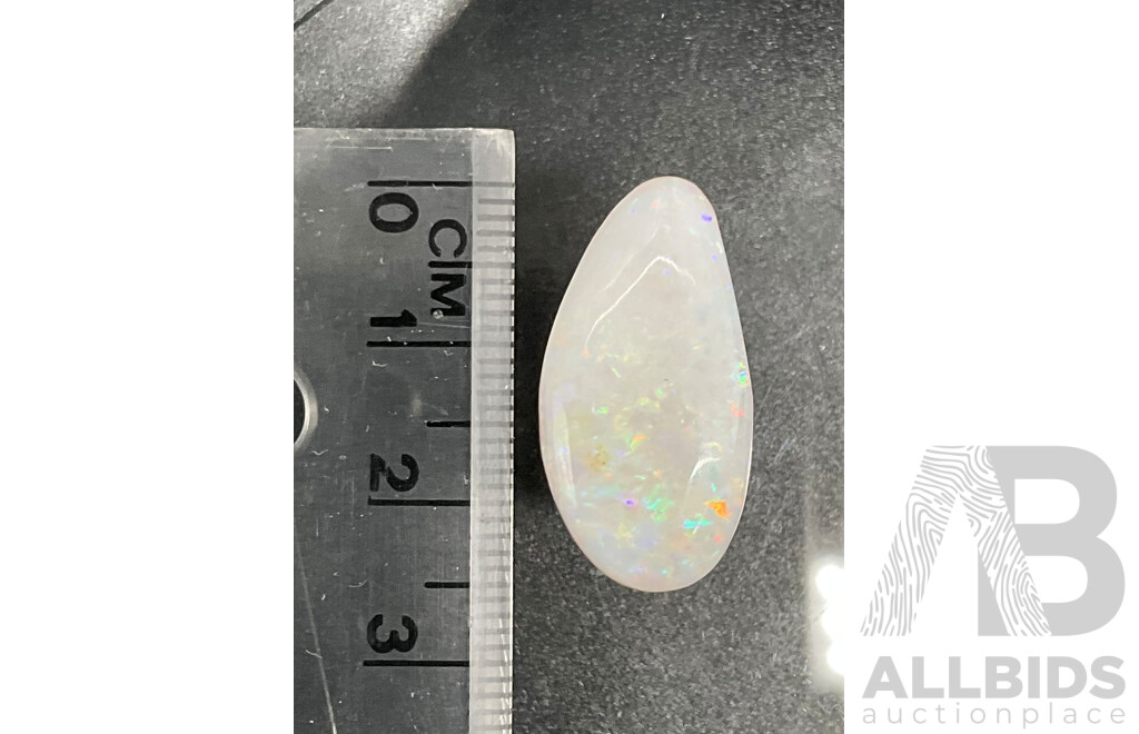 Coober Pedy and Lightning Ridge OPALS (2.8ct, 10ct, 4.3ct) - Lot of 3