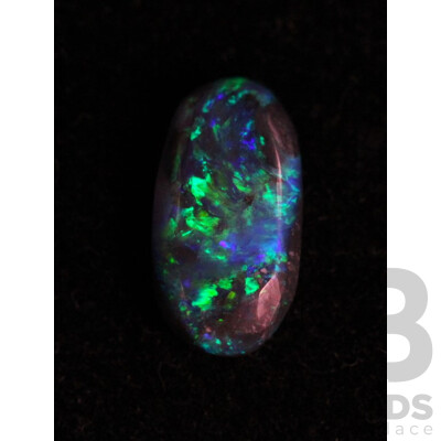 Lightning Ridge Black OPAL, 1.7ct