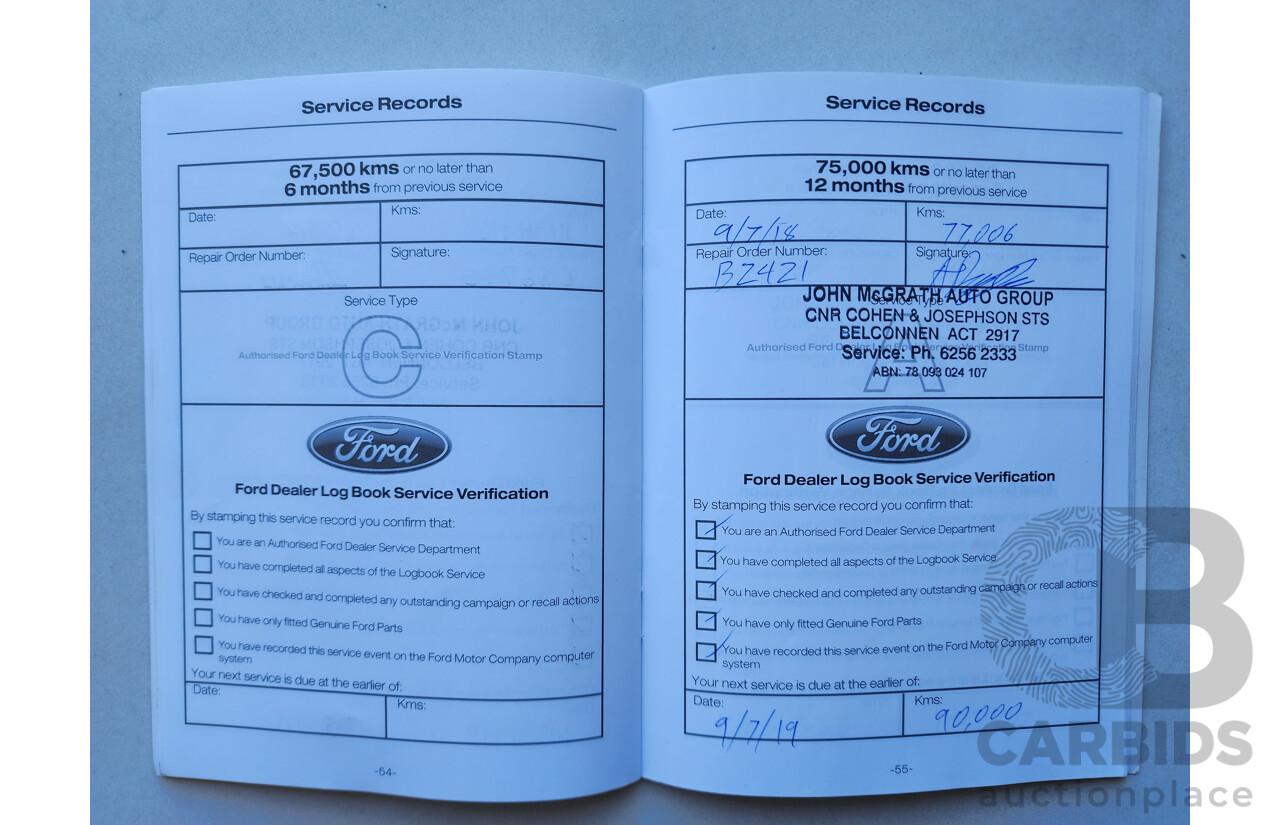 2/2016 Ford Mondeo Titanium TDCi MD 4d Wagon Black 2.0L