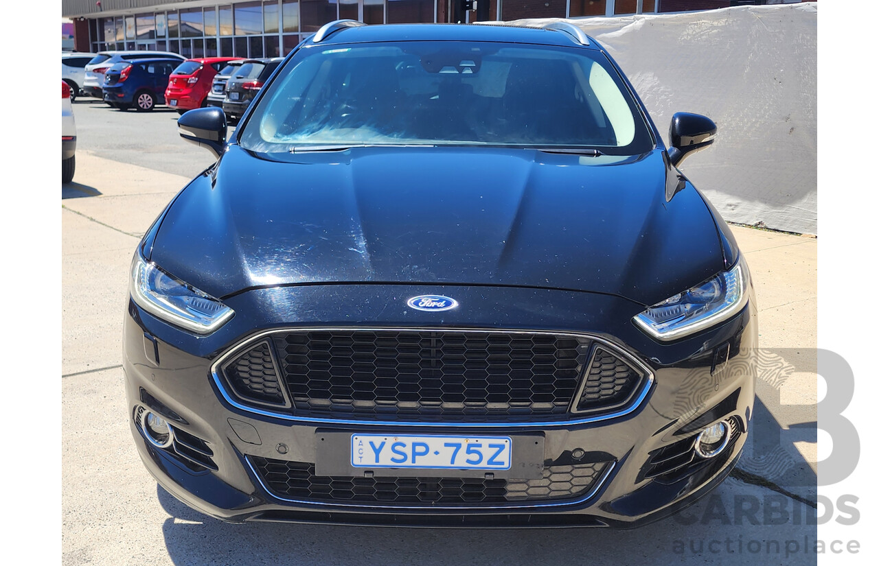 2/2016 Ford Mondeo Titanium TDCi MD 4d Wagon Black 2.0L