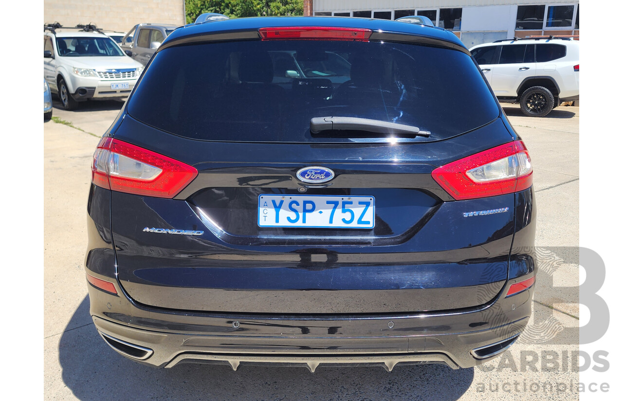 2/2016 Ford Mondeo Titanium TDCi MD 4d Wagon Black 2.0L
