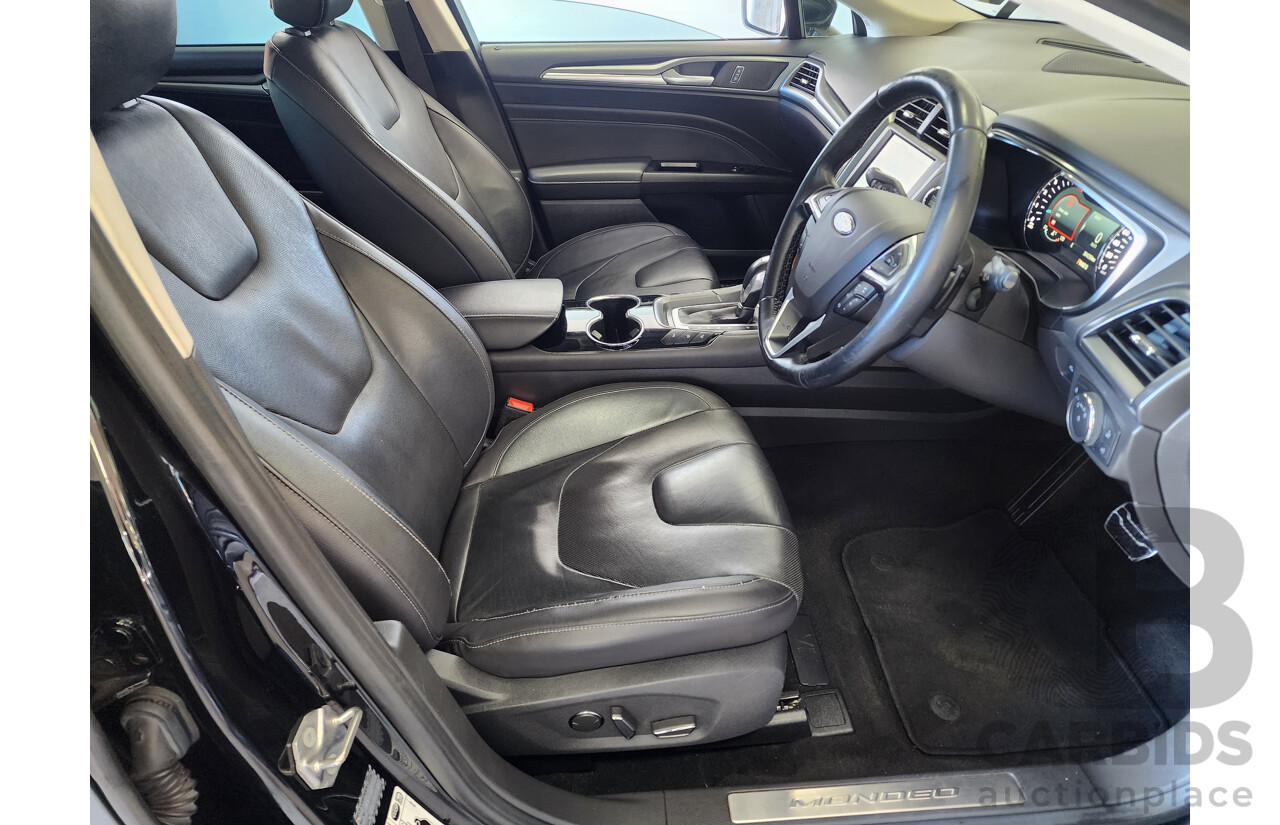 2/2016 Ford Mondeo Titanium TDCi MD 4d Wagon Black 2.0L