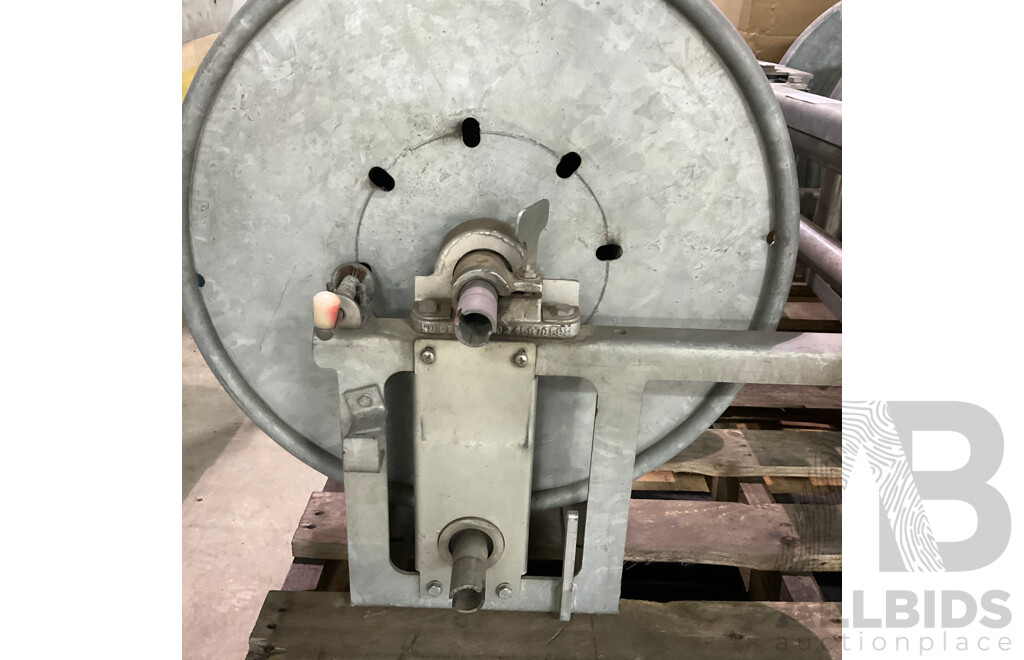 Galvanised Steel Industrial Fire Fighter Hose Reel