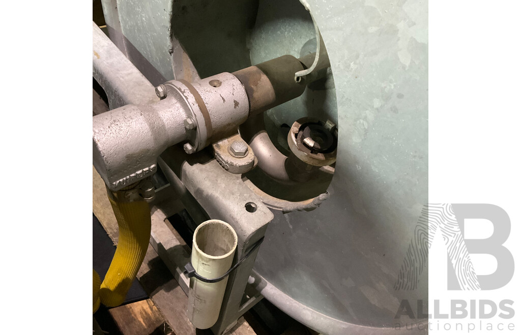 Galvanised Steel Industrial Fire Fighter Hose Reel