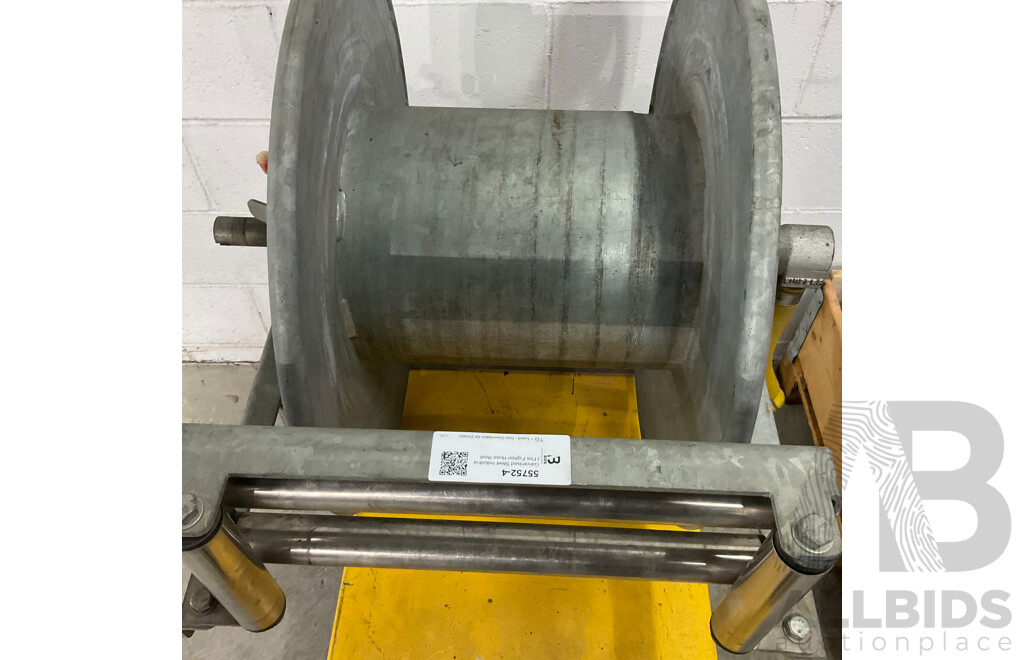 Galvanised Steel Industrial Fire Fighter Hose Reel