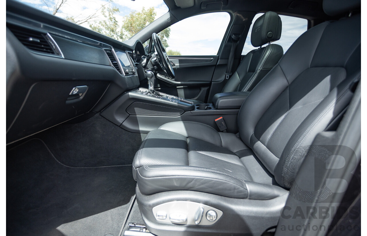 9/2016 Porsche Macan GTS (AWD) 95B MY16 4d Wagon Jet Black Metallic Twin Turbo V6 3.0L - Statutory Write Off