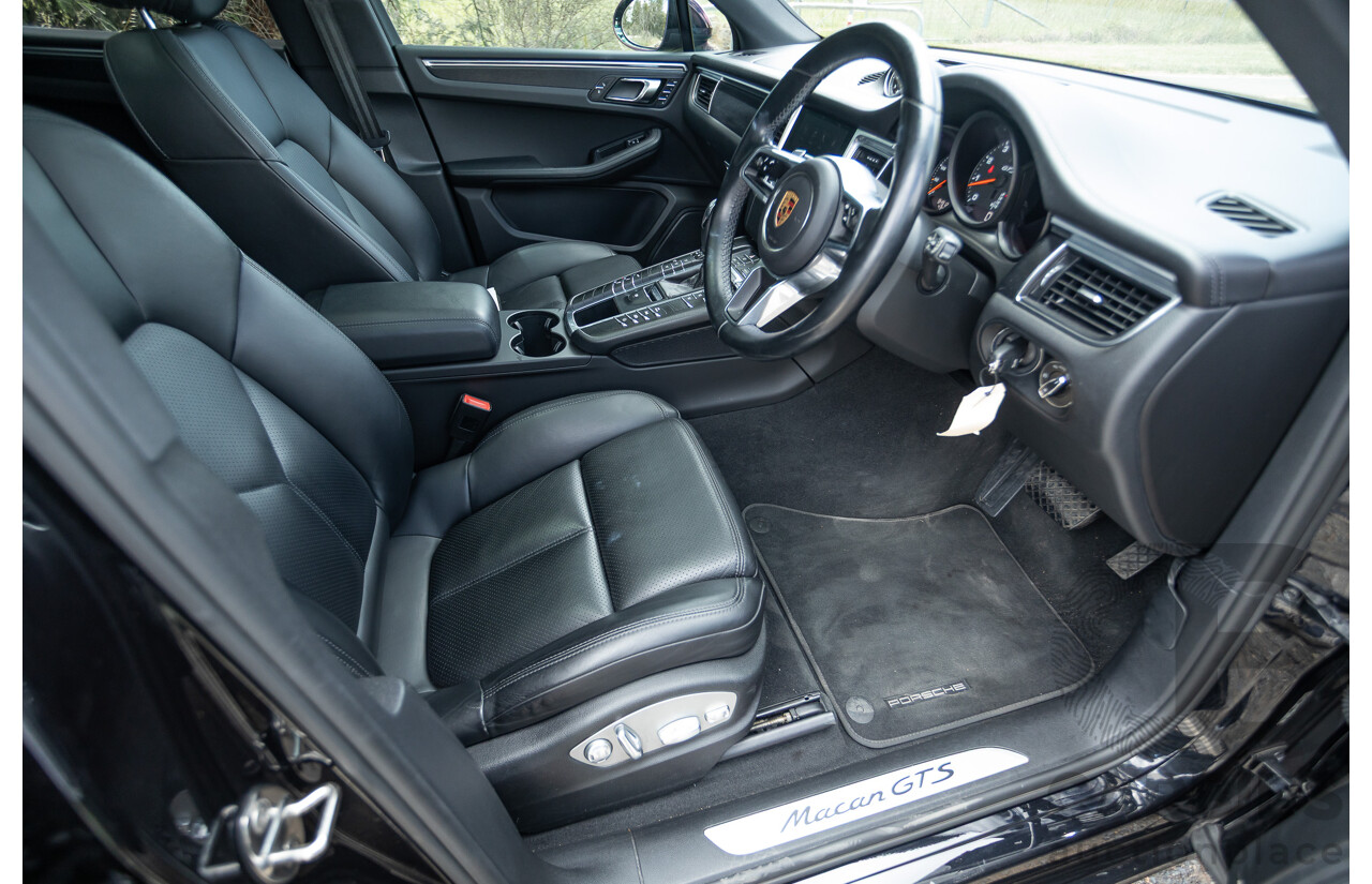 9/2016 Porsche Macan GTS (AWD) 95B MY16 4d Wagon Jet Black Metallic Twin Turbo V6 3.0L - Statutory Write Off