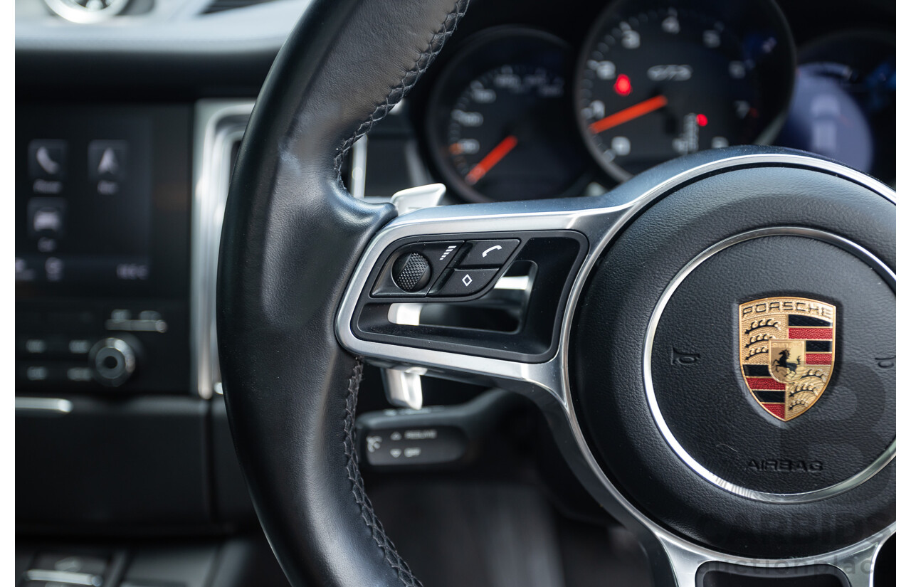 9/2016 Porsche Macan GTS (AWD) 95B MY16 4d Wagon Jet Black Metallic Twin Turbo V6 3.0L - Statutory Write Off