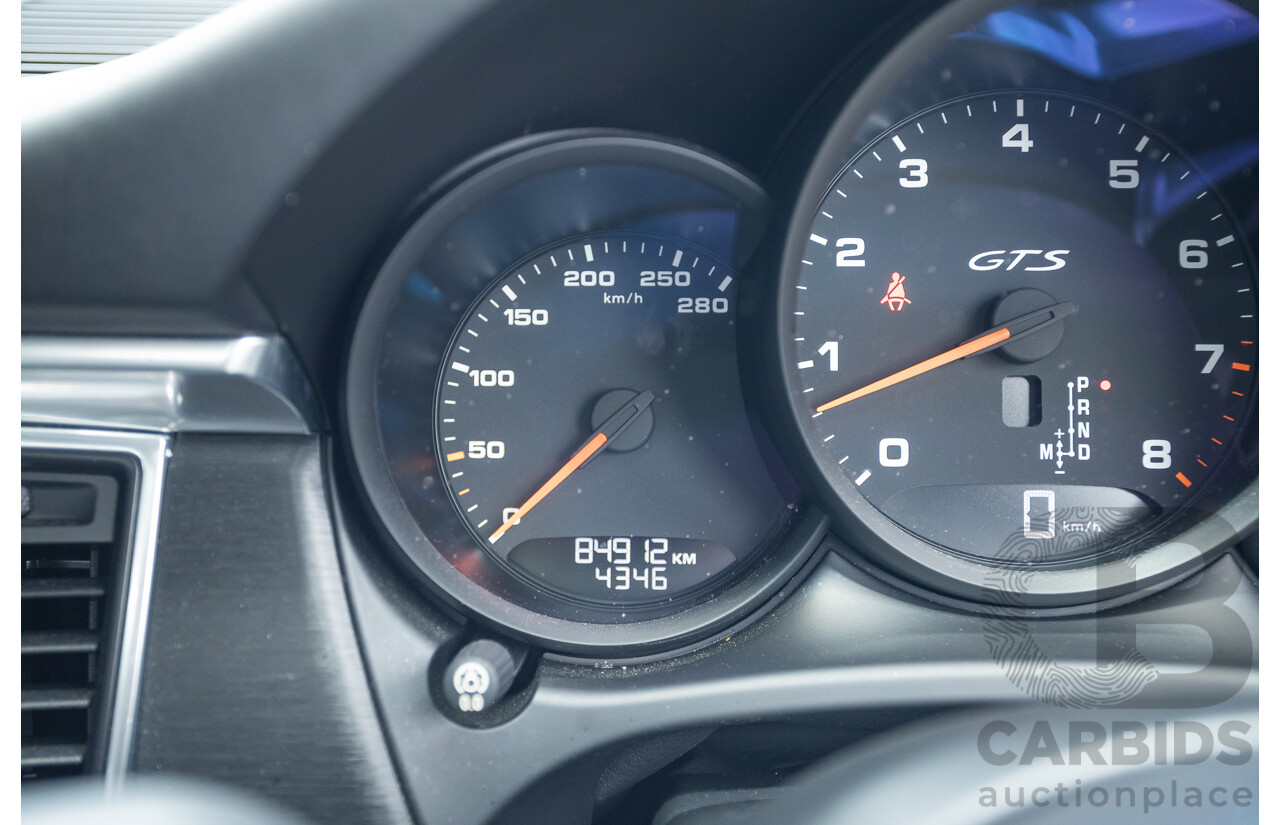 9/2016 Porsche Macan GTS (AWD) 95B MY16 4d Wagon Jet Black Metallic Twin Turbo V6 3.0L - Statutory Write Off