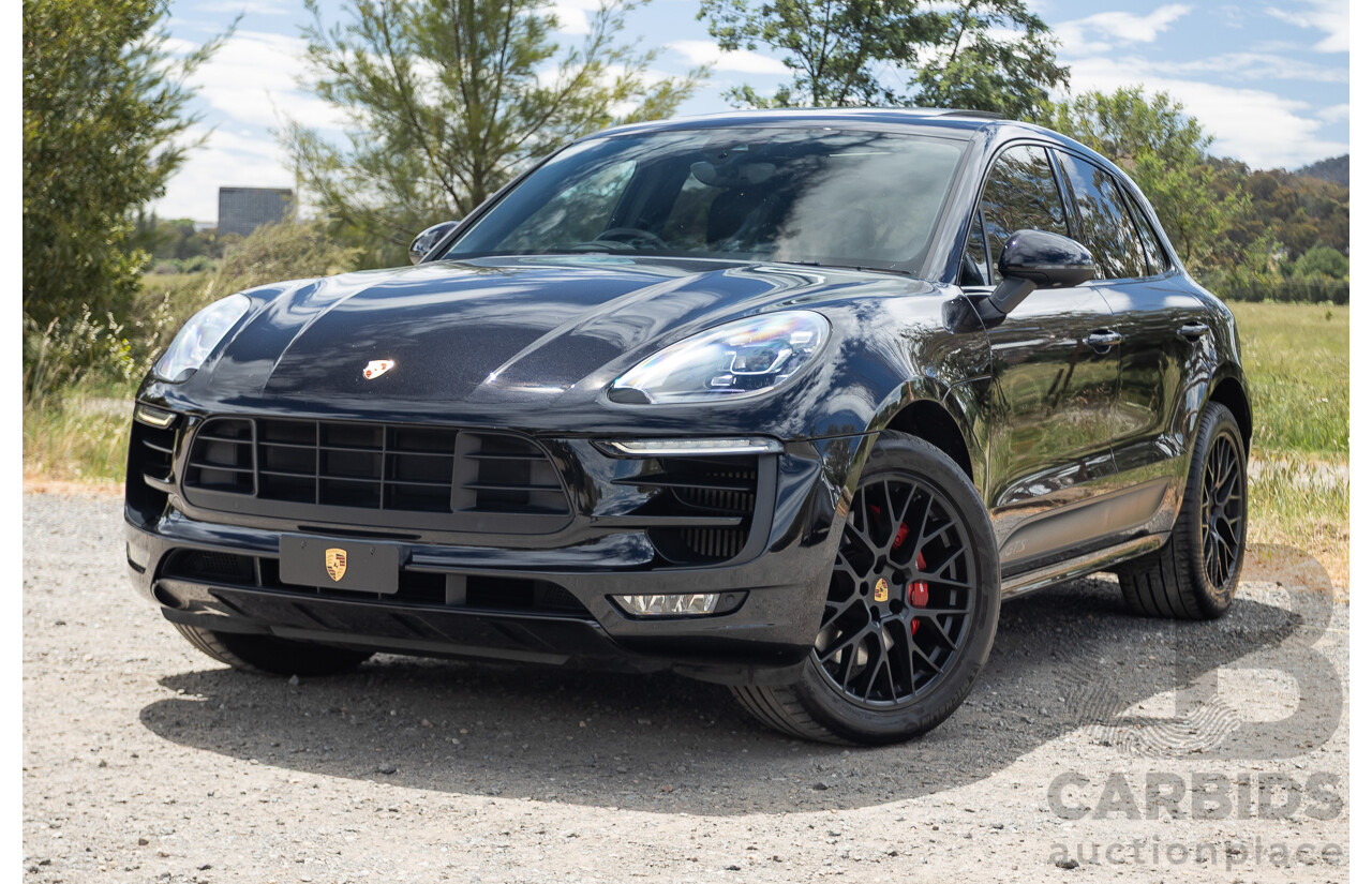 9/2016 Porsche Macan GTS (AWD) 95B MY16 4d Wagon Jet Black Metallic Twin Turbo V6 3.0L - Statutory Write Off