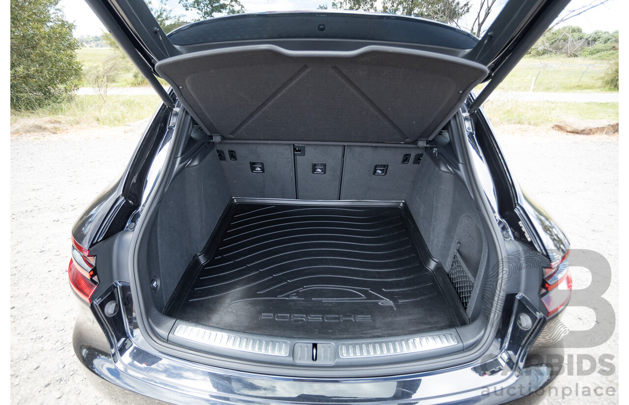 9/2016 Porsche Macan GTS (AWD) 95B MY16 4d Wagon Jet Black Metallic Twin Turbo V6 3.0L - Statutory Write Off