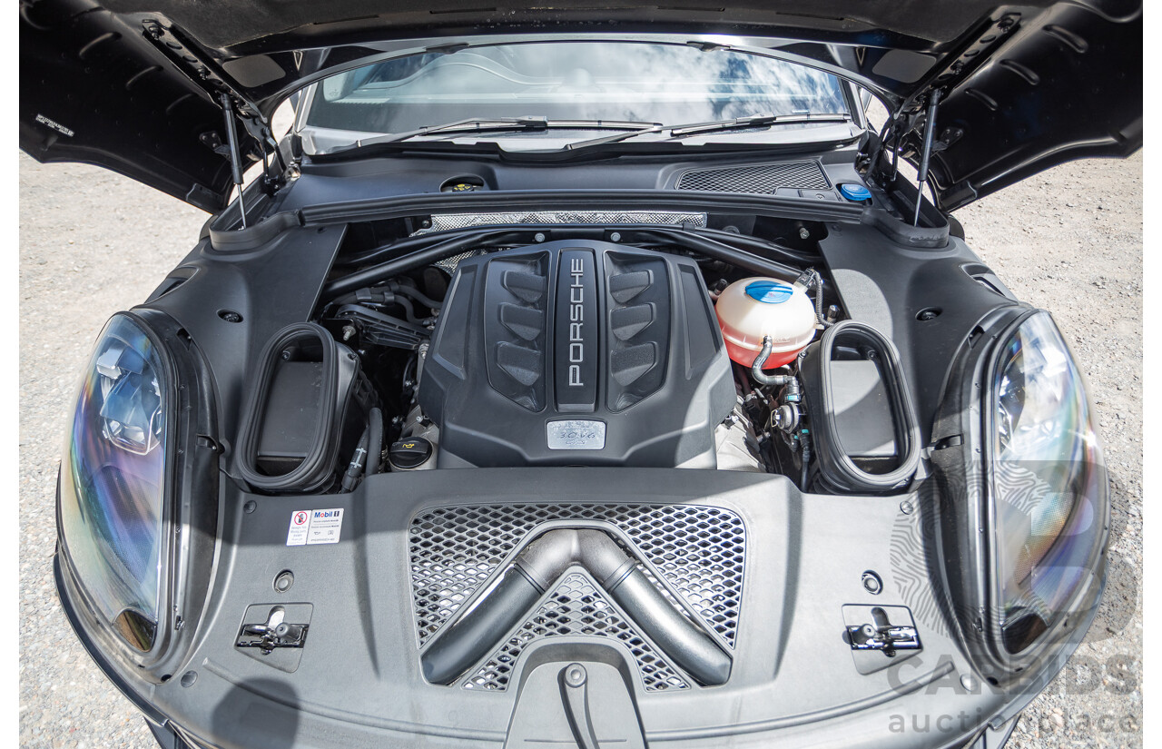 9/2016 Porsche Macan GTS (AWD) 95B MY16 4d Wagon Jet Black Metallic Twin Turbo V6 3.0L - Statutory Write Off