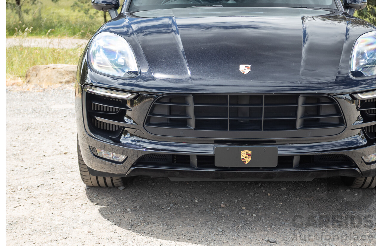 9/2016 Porsche Macan GTS (AWD) 95B MY16 4d Wagon Jet Black Metallic Twin Turbo V6 3.0L - Statutory Write Off