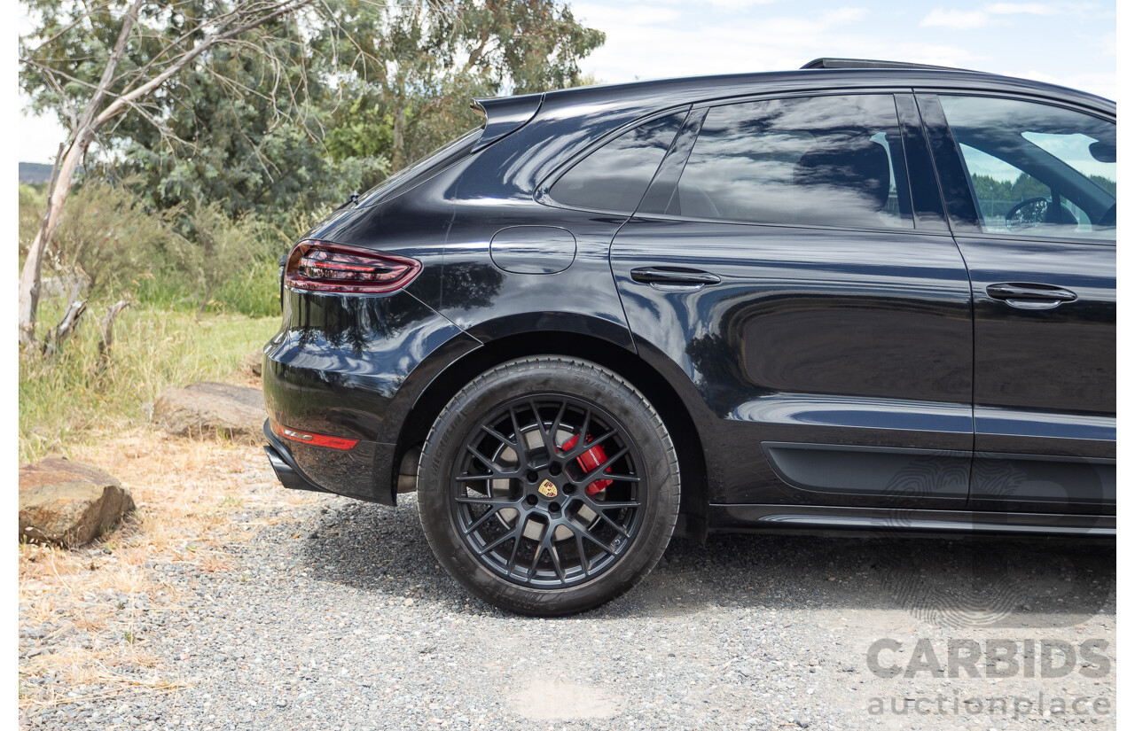 9/2016 Porsche Macan GTS (AWD) 95B MY16 4d Wagon Jet Black Metallic Twin Turbo V6 3.0L - Statutory Write Off