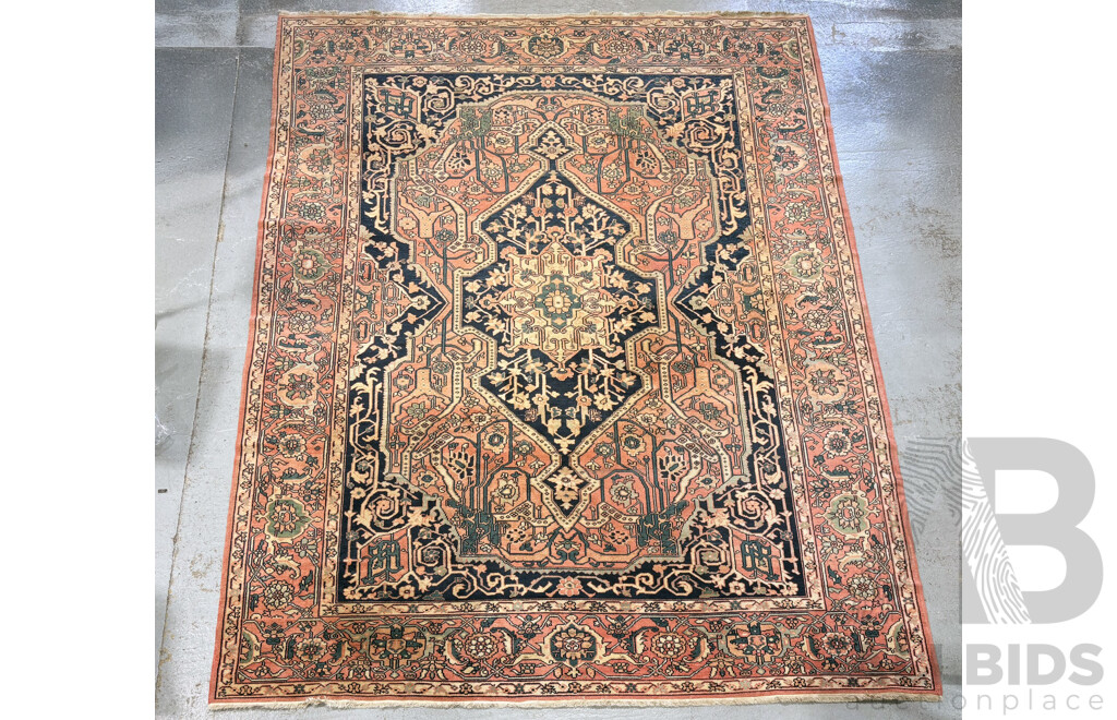 Hand Knotted Persian Tribal Rug with Traditional Patterns