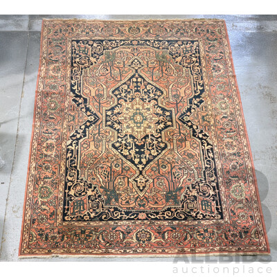 Hand Knotted Persian Tribal Rug with Traditional Patterns