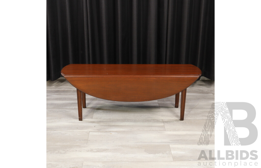 Mahogany Georgian Style Drop Side Occasional Table